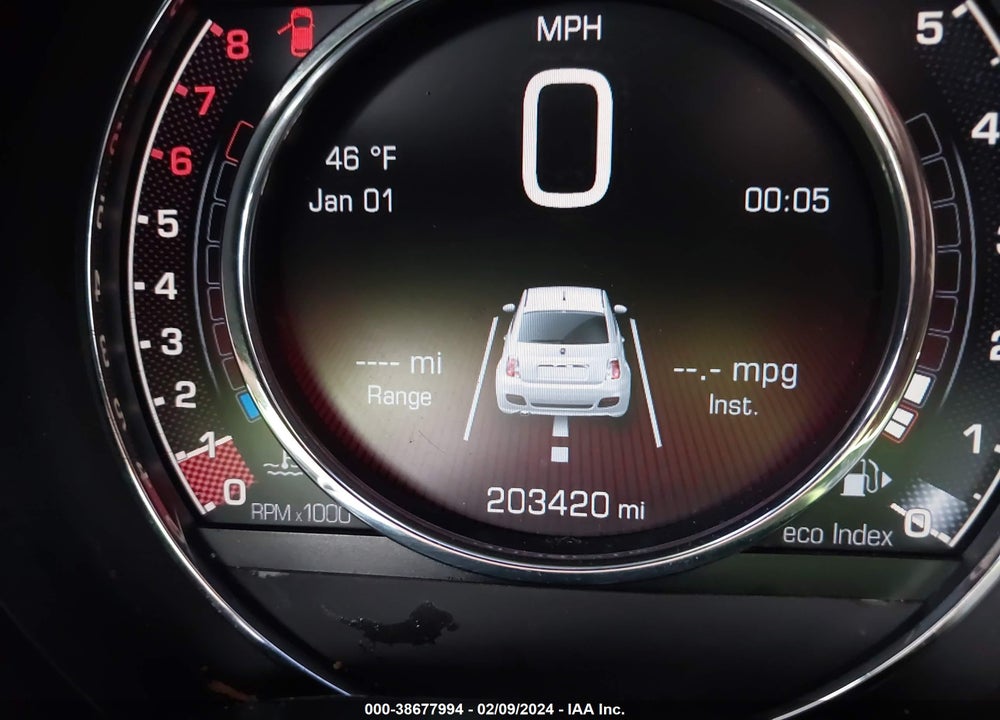 2015 FIAT 500 SPORT VIN: 3C3CFFBR2FT562234
