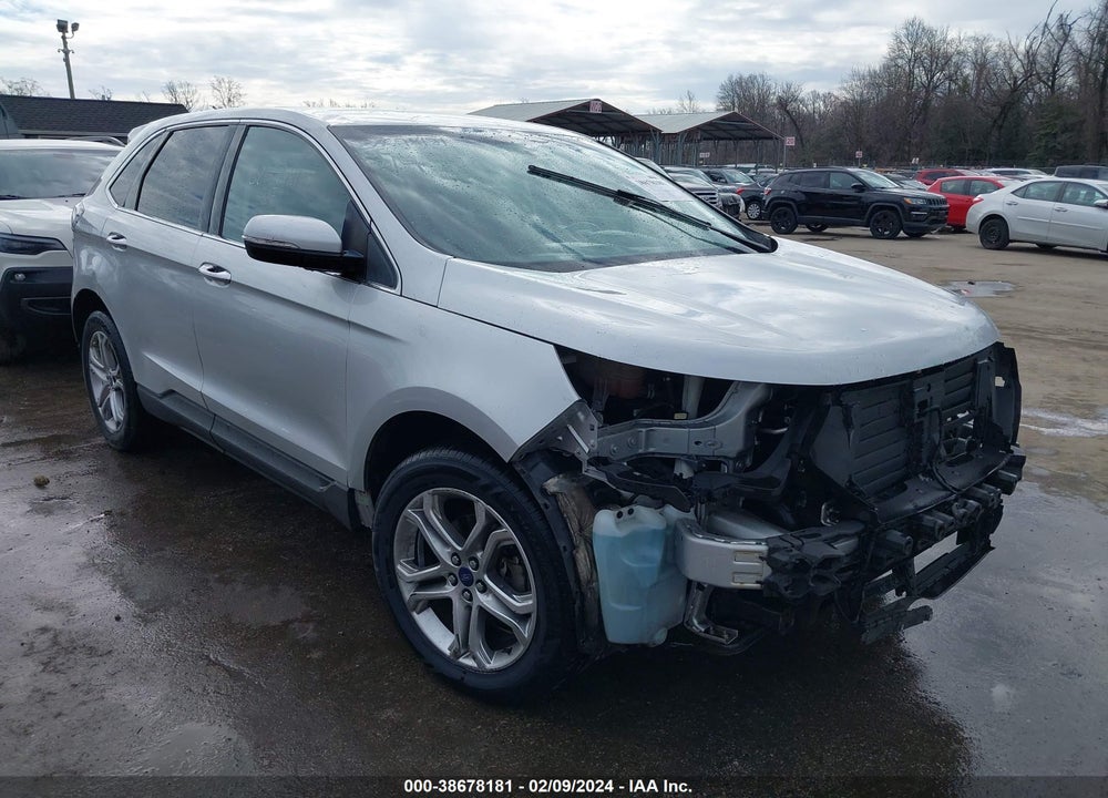 2016 FORD EDGE TITANIUM VIN: 2FMPK3K92GBB21610
