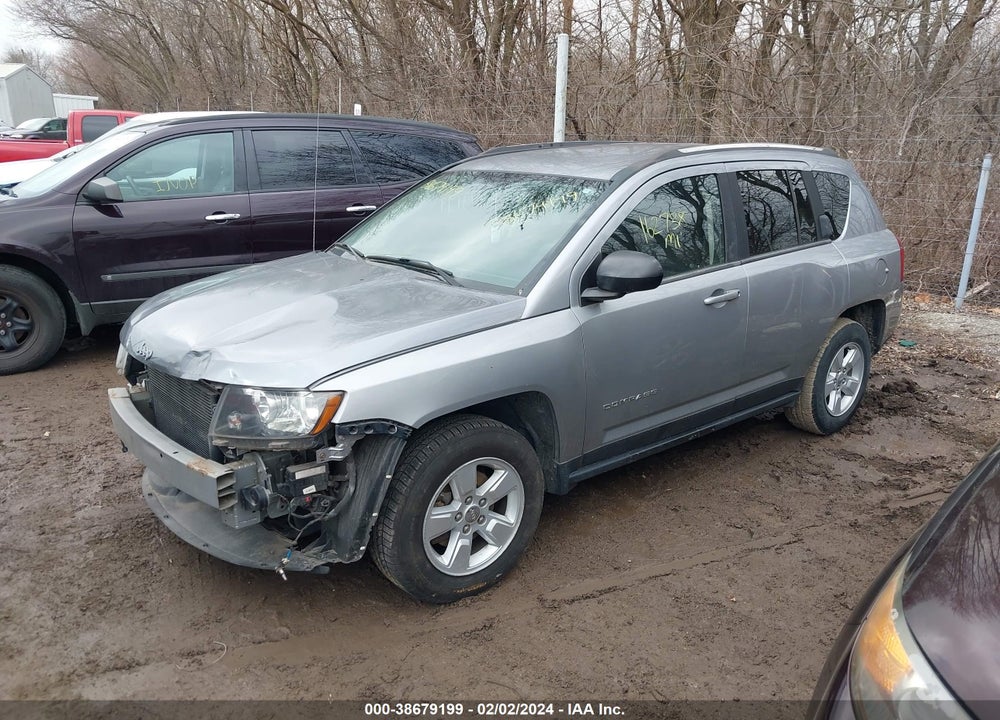 2014 JEEP COMPASS SPORT VIN: 1C4NJCBA6ED774327