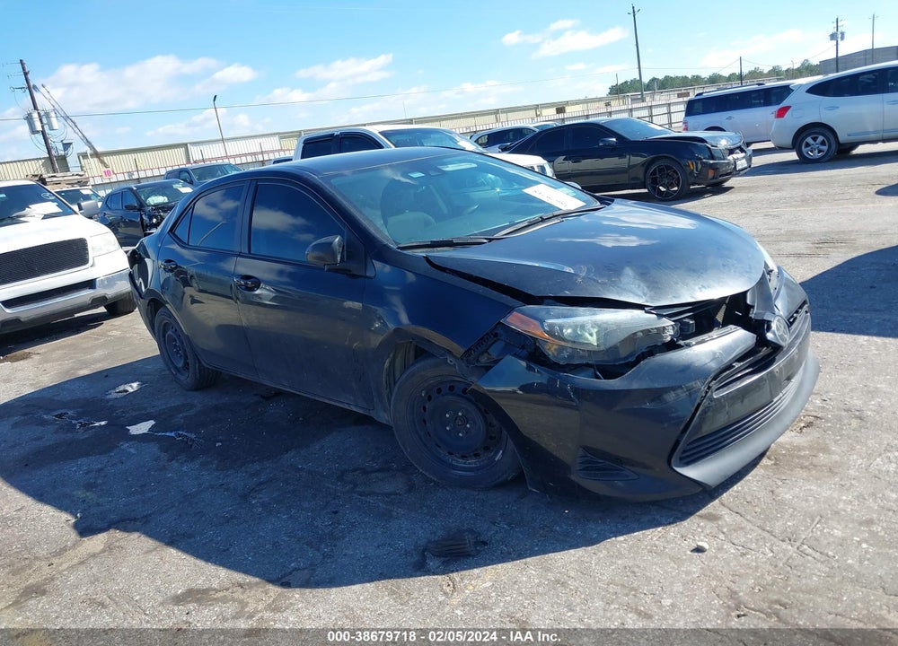 2019 TOYOTA COROLLA LE VIN: 2T1BURHE5KC229252