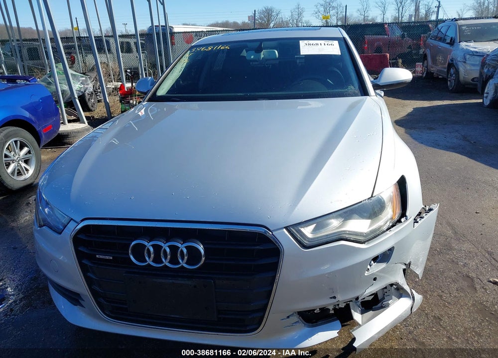 2012 AUDI A6 VIN: WAUGGAFC1CN039072
