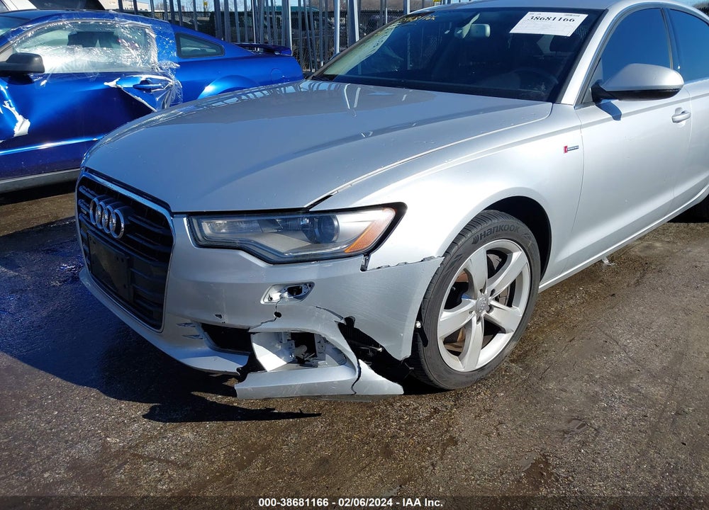 2012 AUDI A6 VIN: WAUGGAFC1CN039072