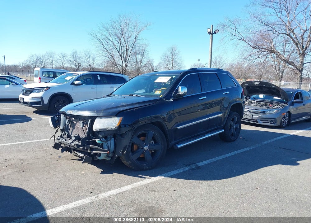 2013 JEEP GRAND CHEROKEE OVERLAND VIN: 1C4RJFCG9DC537082