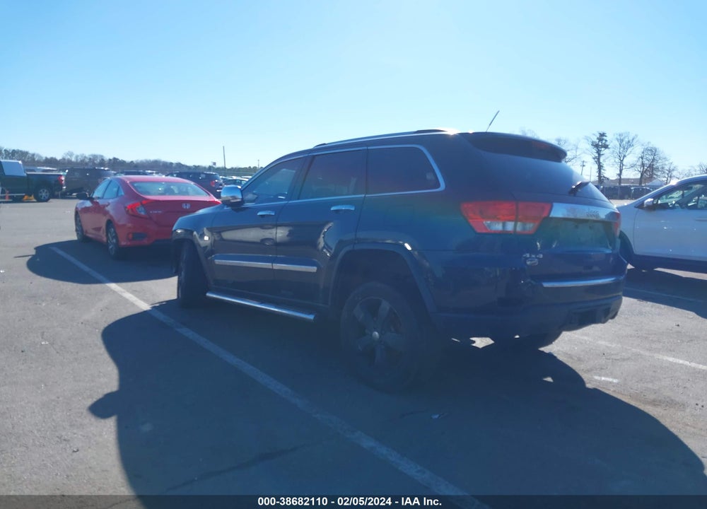 2013 JEEP GRAND CHEROKEE OVERLAND VIN: 1C4RJFCG9DC537082