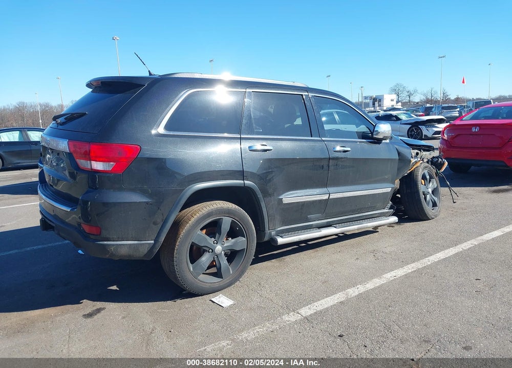 2013 JEEP GRAND CHEROKEE OVERLAND VIN: 1C4RJFCG9DC537082