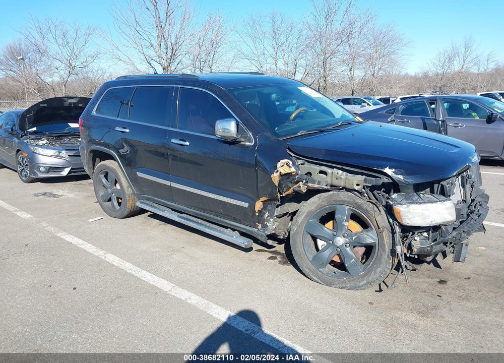 2013 JEEP GRAND CHEROKEE OVERLAND VIN: 1C4RJFCG9DC537082