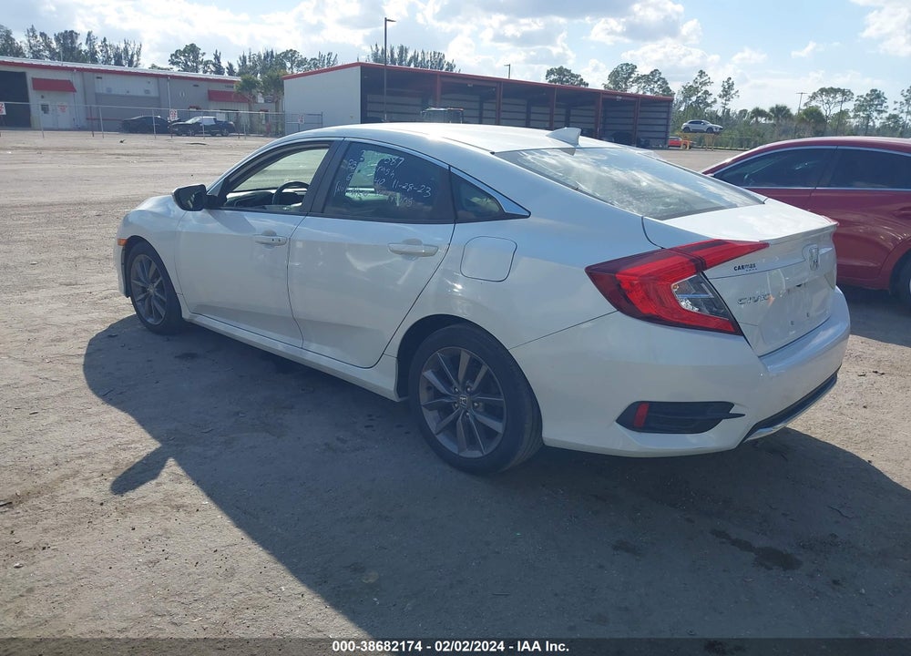 2019 HONDA CIVIC EX VIN: 19XFC1F39KE007421