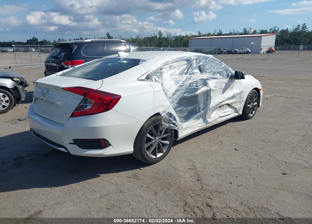 2019 HONDA CIVIC EX VIN: 19XFC1F39KE007421