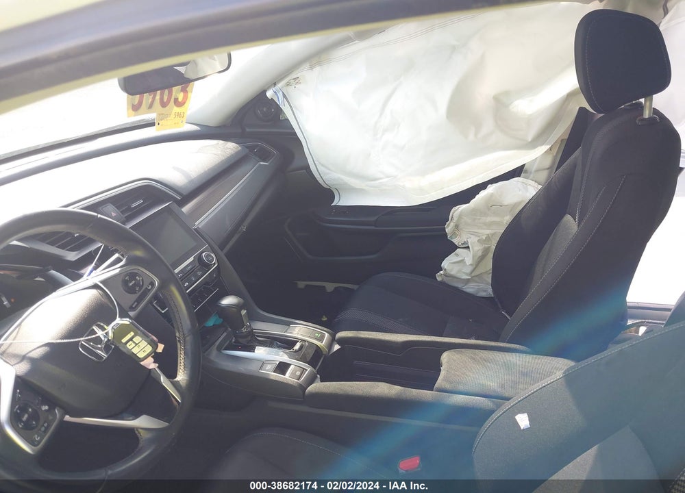 2019 HONDA CIVIC EX VIN: 19XFC1F39KE007421