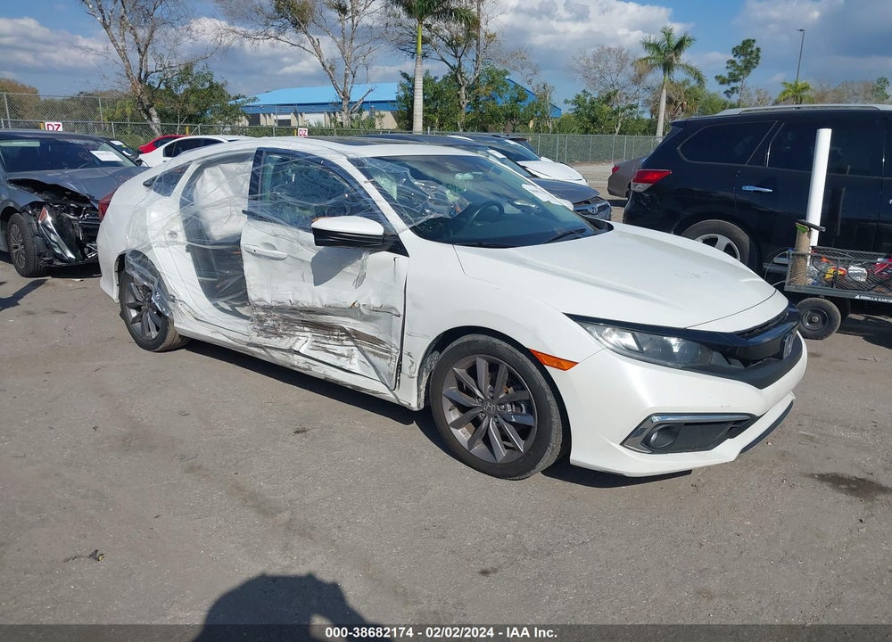 2019 HONDA CIVIC EX VIN: 19XFC1F39KE007421