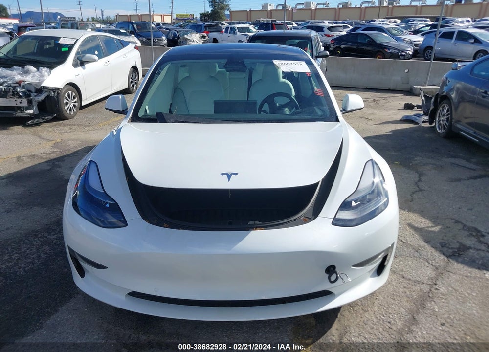 2022 TESLA MODEL 3 REAR-WHEEL DRIVE VIN: 5YJ3E1EA1NF372882