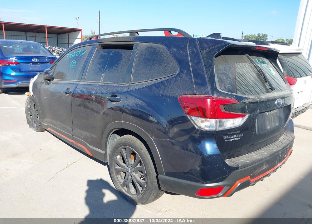 2022 SUBARU FORESTER SPORT VIN: JF2SKAGC6NH499633