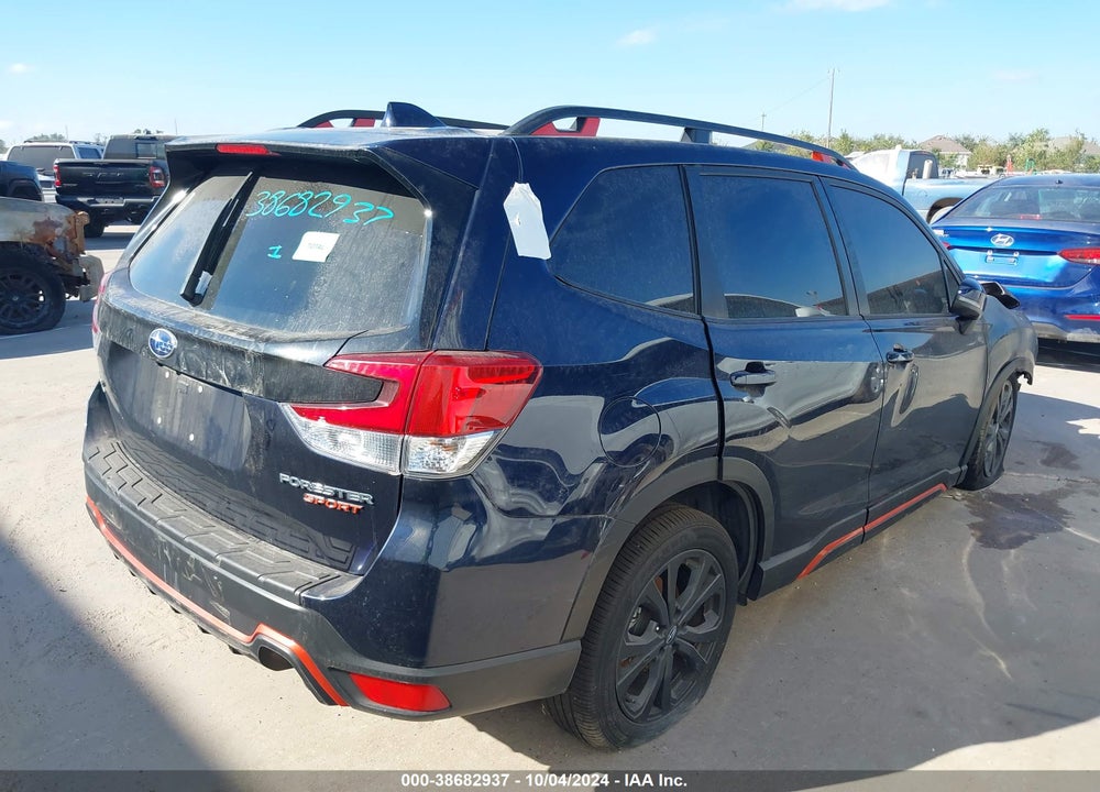 2022 SUBARU FORESTER SPORT VIN: JF2SKAGC6NH499633