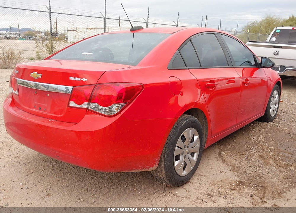 2015 CHEVROLET CRUZE LS AUTO VIN: 1G1PA5SH3F7174830