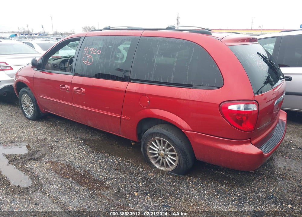 2002 CHRYSLER TOWN & COUNTRY EX VIN: 2C8GP74L92R553843