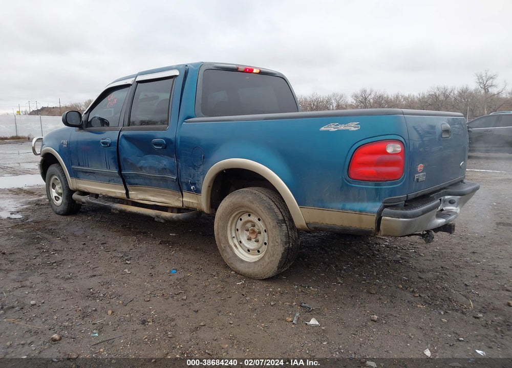 2001 FORD F-150 SUPERCREW KING RANCH EDITION/LARIAT/XLT VIN: 1FTRW08L11KE21588