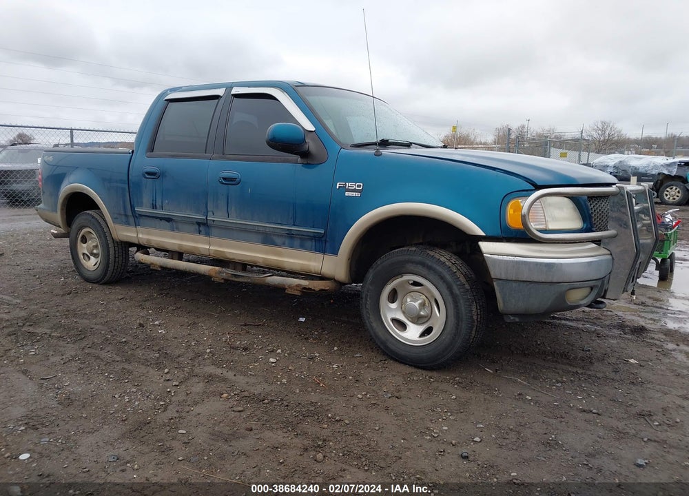 2001 FORD F-150 SUPERCREW KING RANCH EDITION/LARIAT/XLT VIN: 1FTRW08L11KE21588
