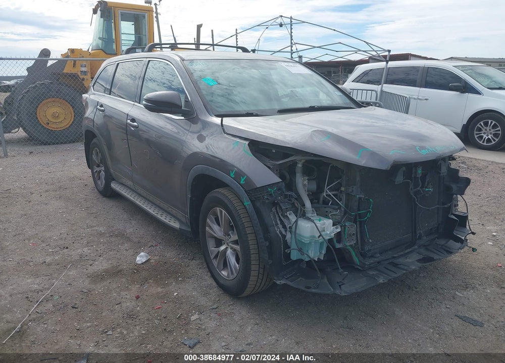 2016 TOYOTA HIGHLANDER LE PLUS V6 VIN: 5TDZKRFH5GS134898
