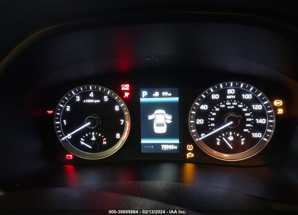 2018 HYUNDAI SONATA SEL VIN: 5NPE34AF4JH598721