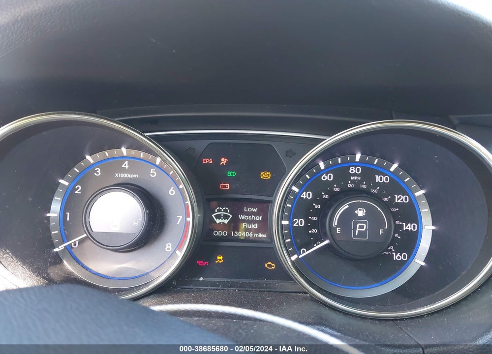 2013 HYUNDAI SONATA GLS VIN: 5NPEB4AC8DH516681