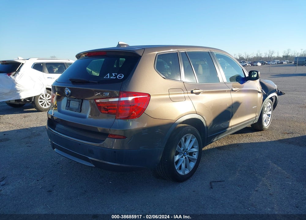 2014 BMW X3 XDRIVE28I VIN: 5UXWX9C54E0D16382