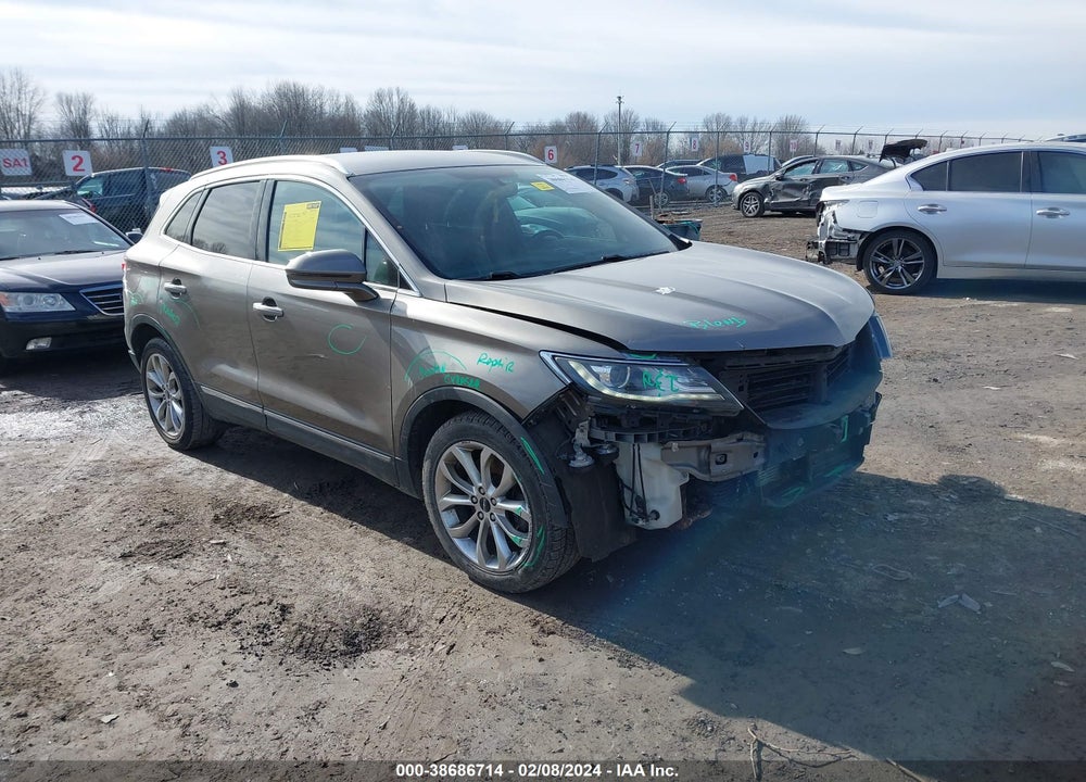 2016 LINCOLN MKC SELECT VIN: 5LMCJ2D91GUJ18276