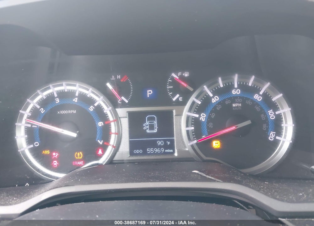 2019 TOYOTA 4RUNNER SR5 PREMIUM VIN: JTEBU5JR5K5639662