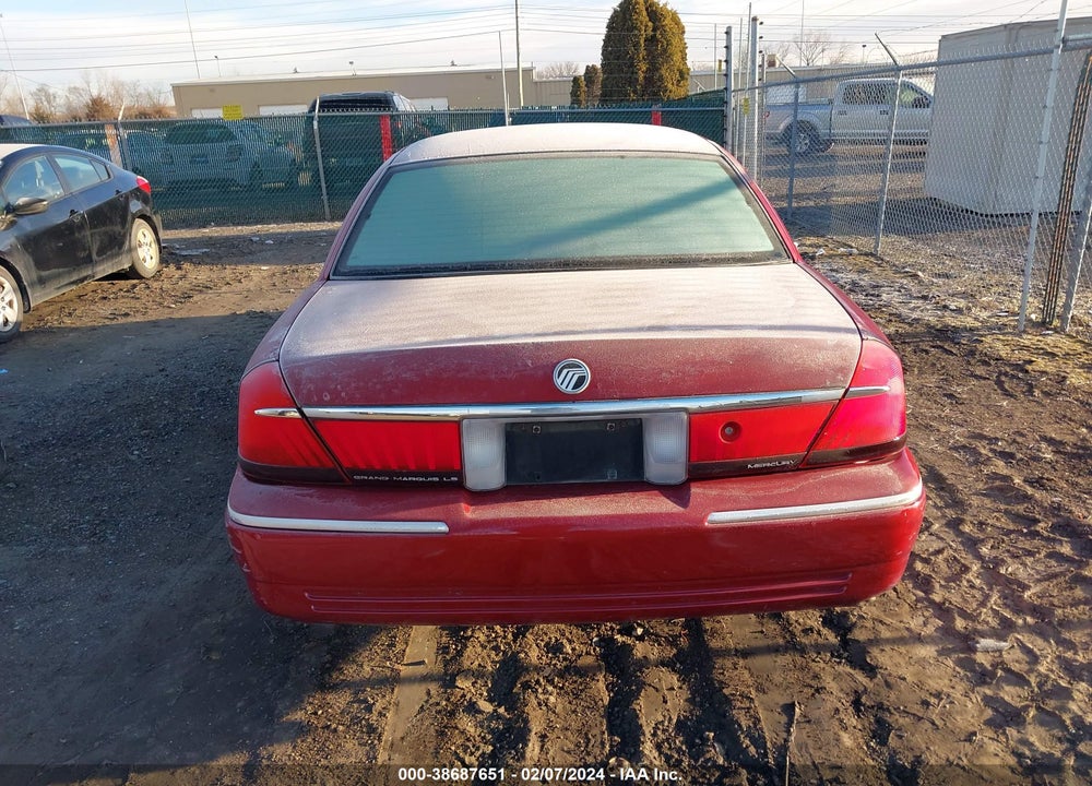 2002 MERCURY GRAND MARQUIS LS VIN: 2MEFM75W22X653775