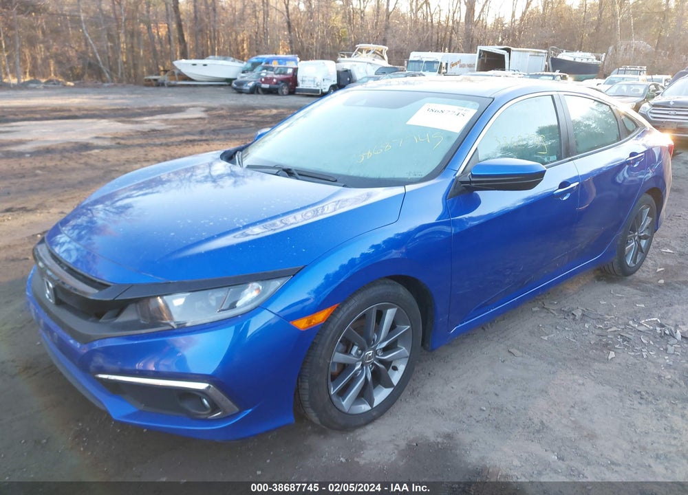 2019 HONDA CIVIC EX-L VIN: 19XFC1F7XKE203256