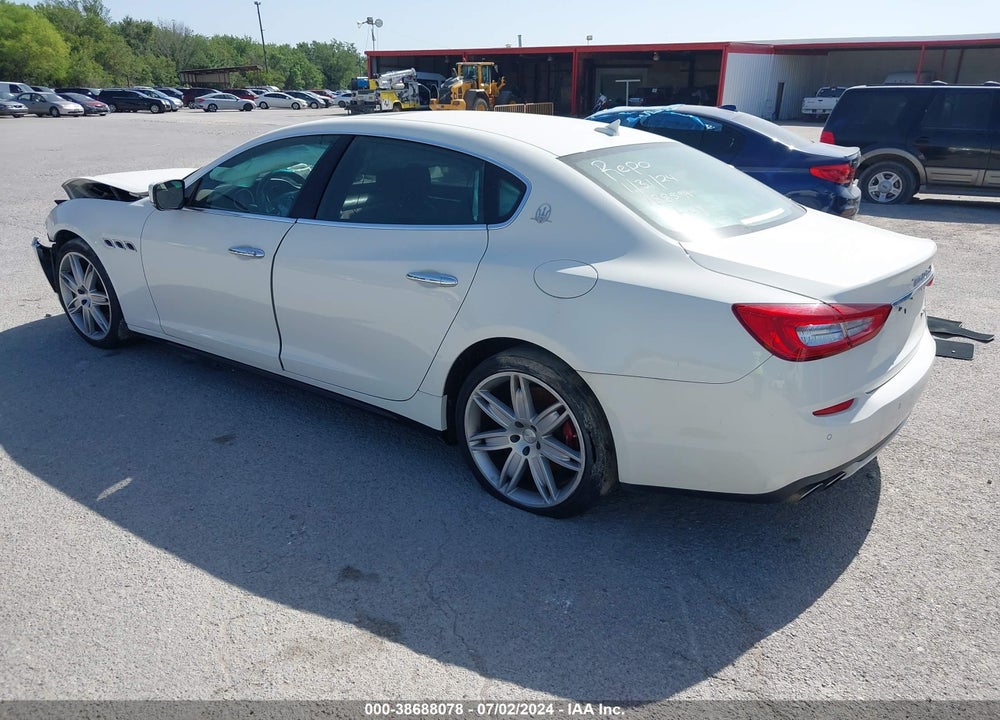 2016 MASERATI QUATTROPORTE S VIN: ZAM56RPA6G1188594