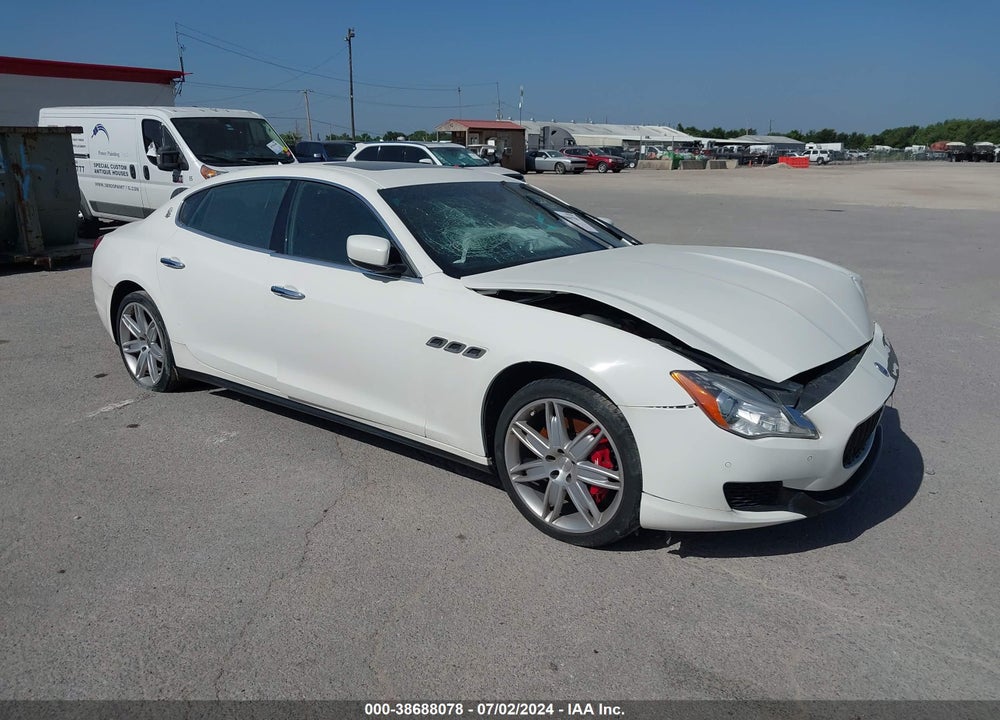 2016 MASERATI QUATTROPORTE S VIN: ZAM56RPA6G1188594