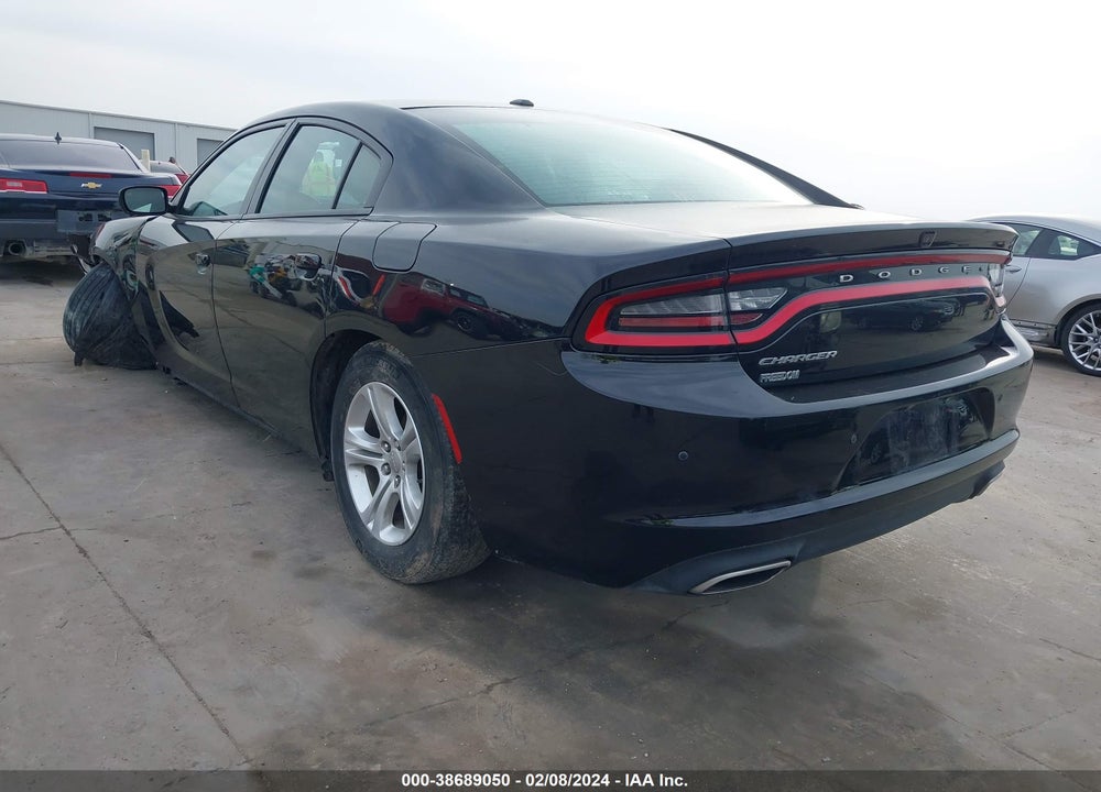 2019 DODGE CHARGER SXT RWD VIN: 2C3CDXBG6KH707787