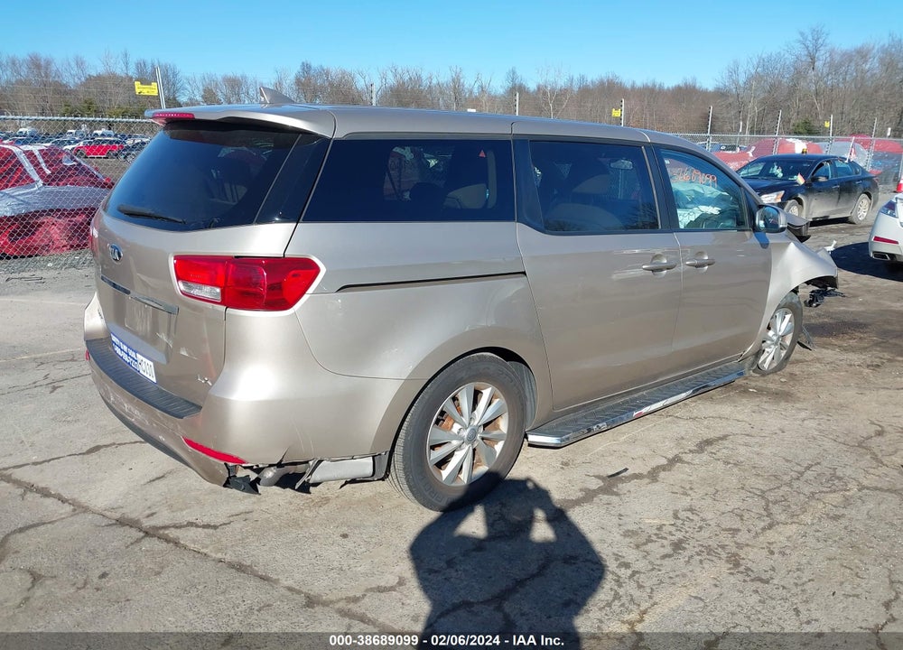 2017 KIA SEDONA LX VIN: KNDMB5C18H6230553