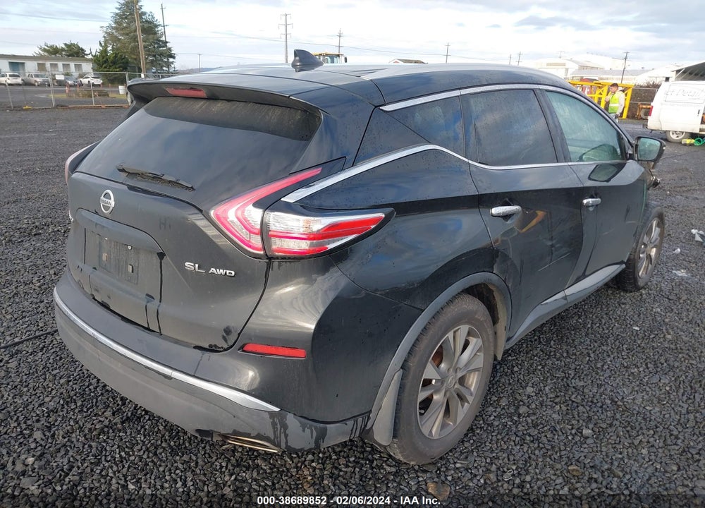 2017 NISSAN MURANO SL VIN: 5N1AZ2MH7HN103545