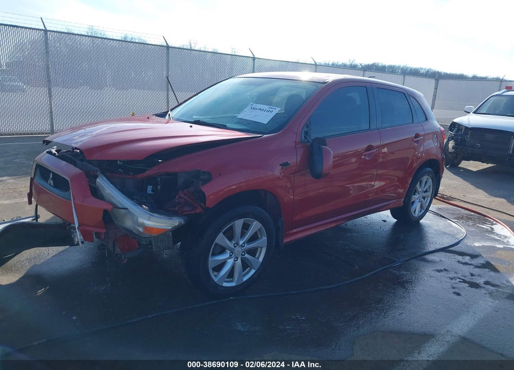 2012 MITSUBISHI OUTLANDER SPORT SE VIN: JA4AP4AUXCZ001000