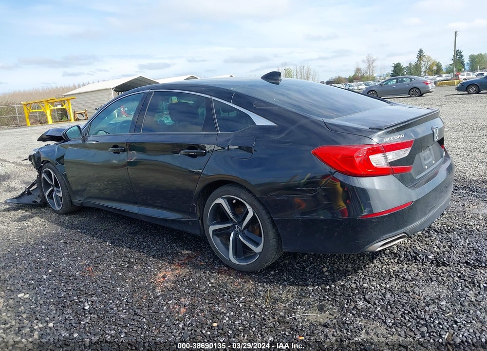 2018 HONDA ACCORD SPORT VIN: 1HGCV1F3XJA181630