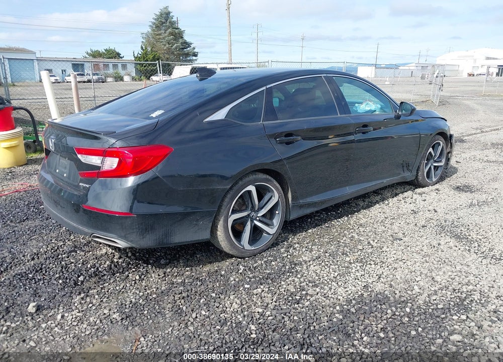 2018 HONDA ACCORD SPORT VIN: 1HGCV1F3XJA181630