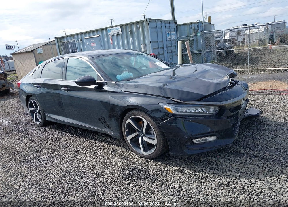 2018 HONDA ACCORD SPORT VIN: 1HGCV1F3XJA181630