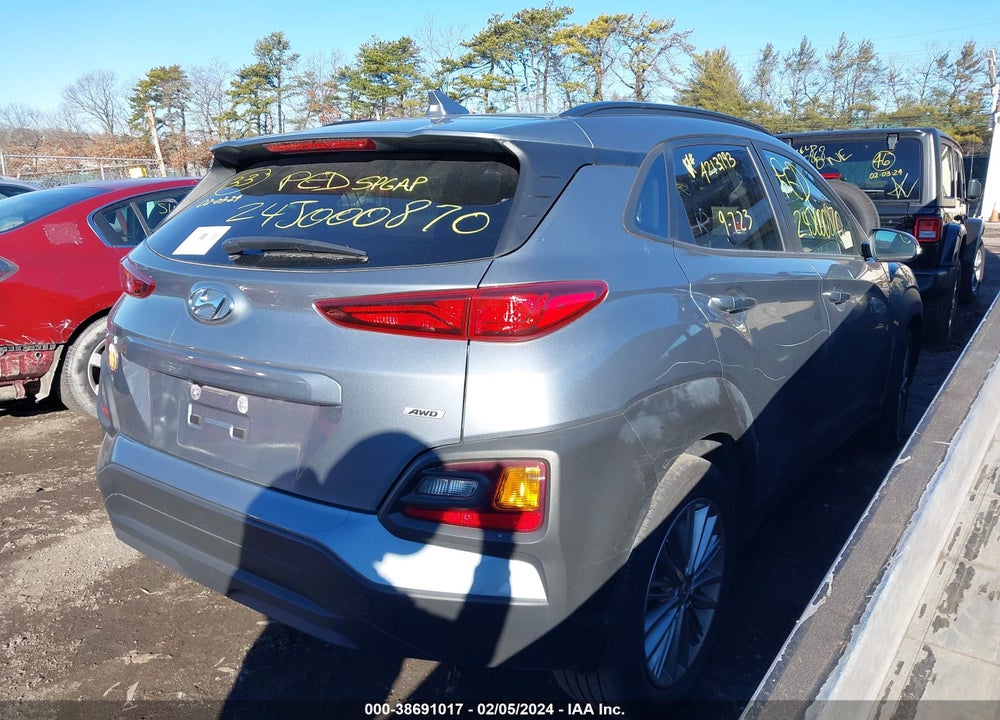 2021 HYUNDAI KONA VIN: KM8K6CAA5MU664661