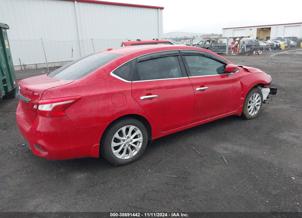 2018 NISSAN SENTRA SV VIN: 3N1AB7AP7JY268556