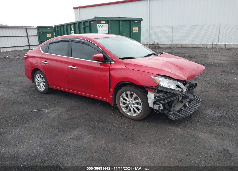2018 NISSAN SENTRA SV VIN: 3N1AB7AP7JY268556