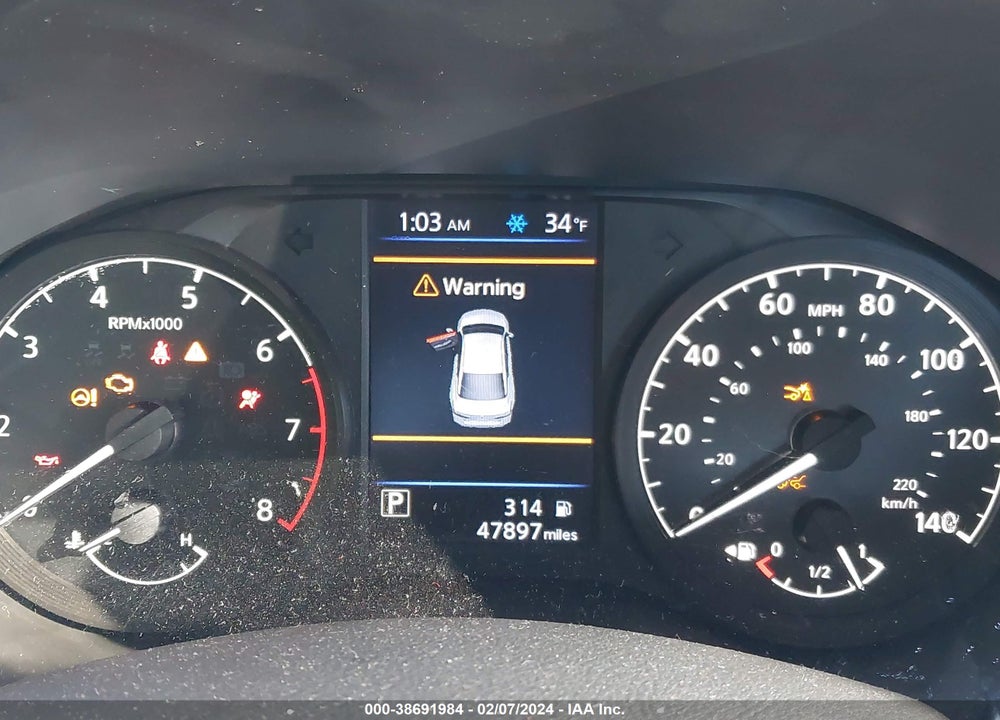 2022 NISSAN ALTIMA S FWD VIN: 1N4BL4BVXNN310012