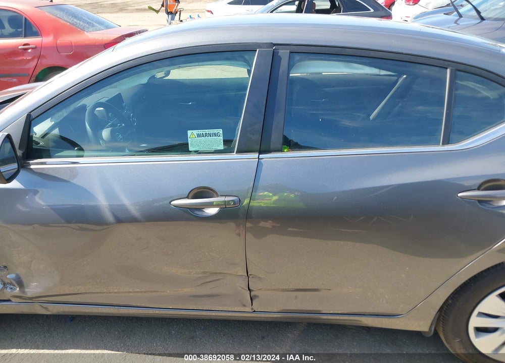 2023 NISSAN SENTRA S XTRONIC CVT VIN: 3N1AB8BVXPY295763