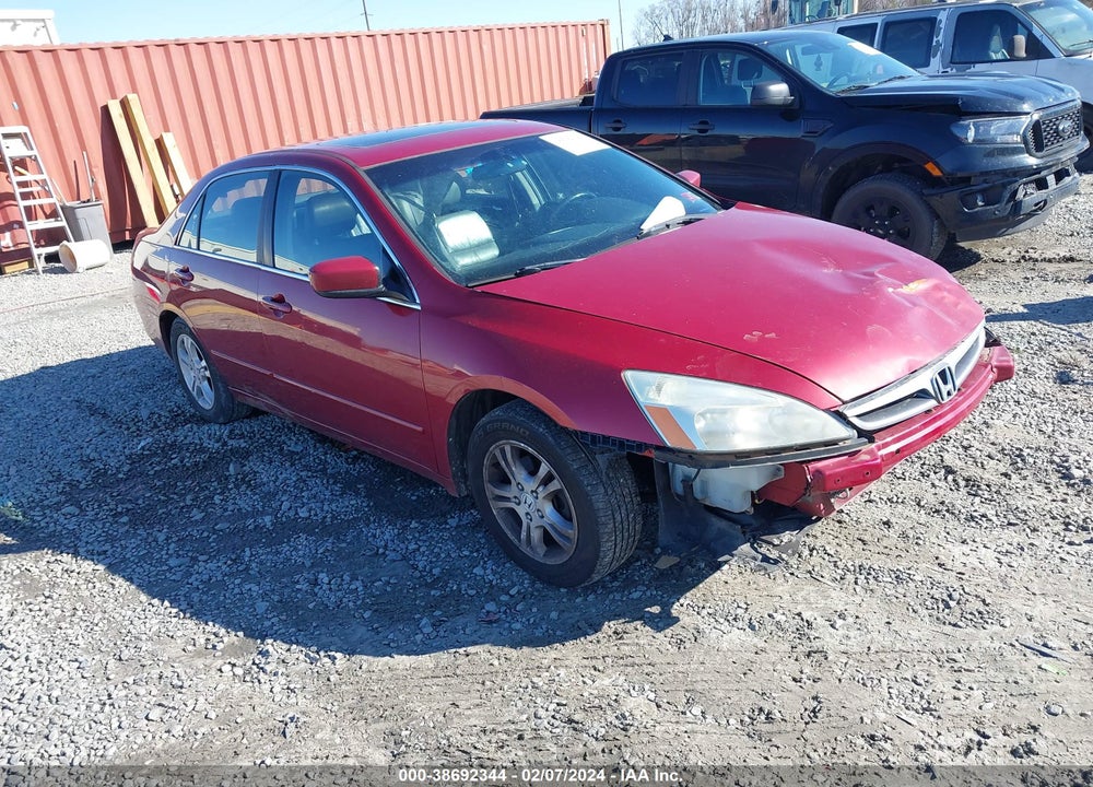 2007 HONDA ACCORD 2.4 EX VIN: 1HGCM56867A109192