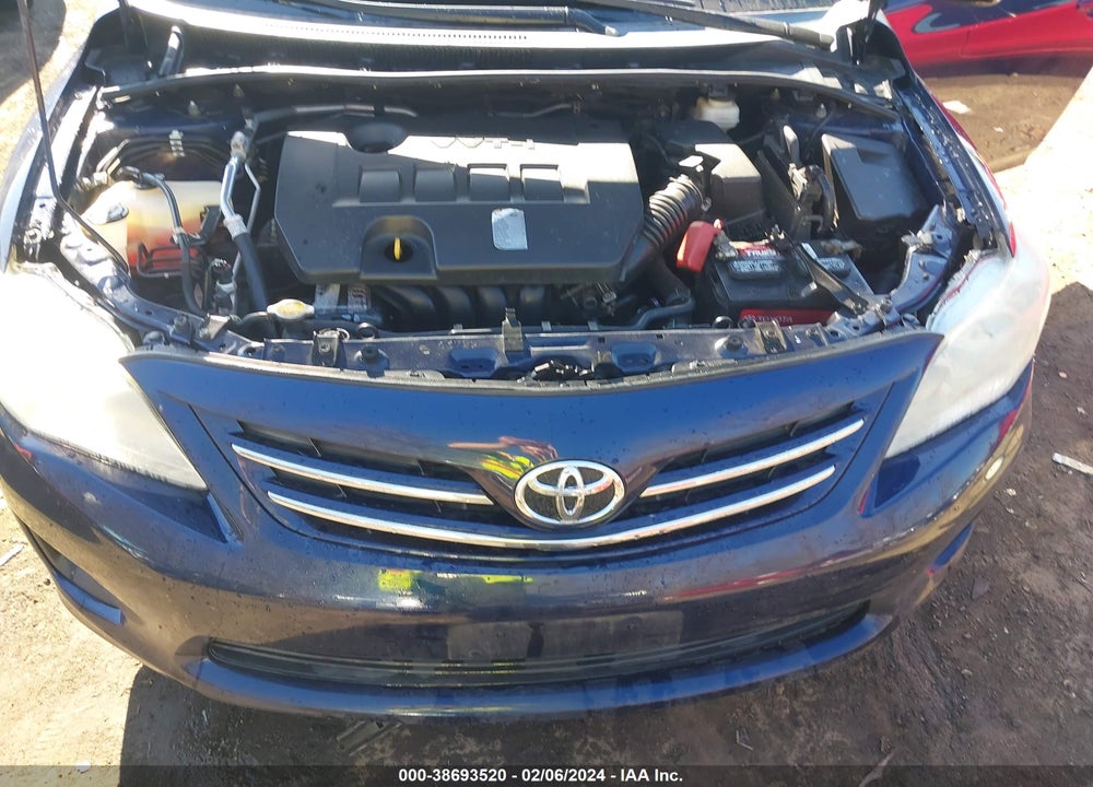 2013 TOYOTA COROLLA LE VIN: 2T1BU4EE5DC971483