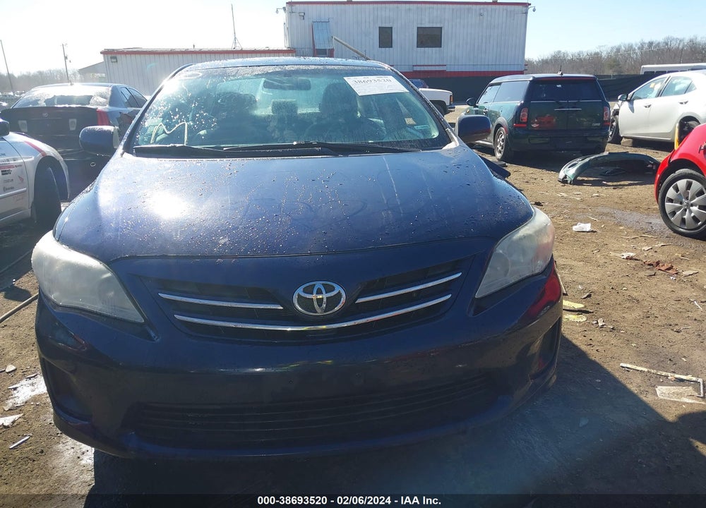 2013 TOYOTA COROLLA LE VIN: 2T1BU4EE5DC971483