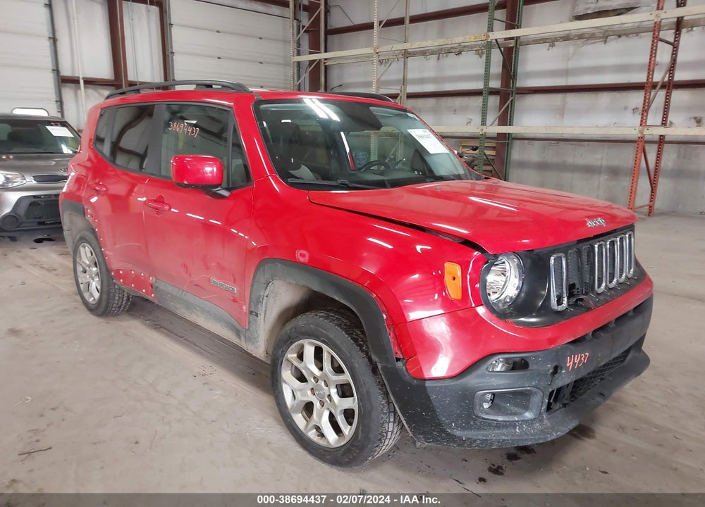 2016 JEEP RENEGADE LATITUDE VIN: ZACCJBBT8GPC80770