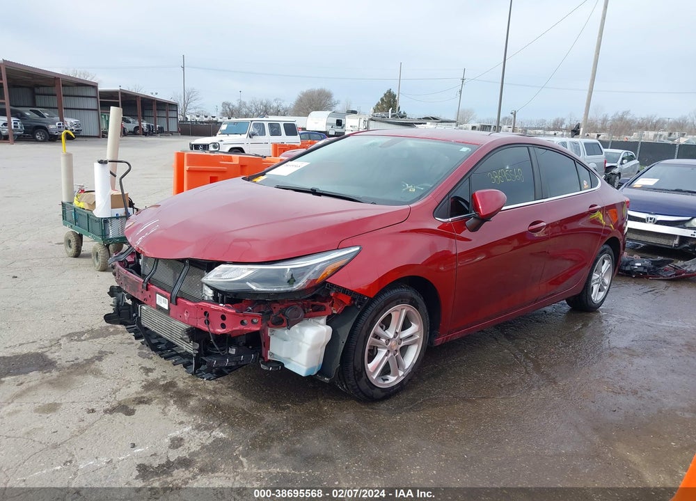2018 CHEVROLET CRUZE LT AUTO VIN: 1G1BE5SMXJ7160332