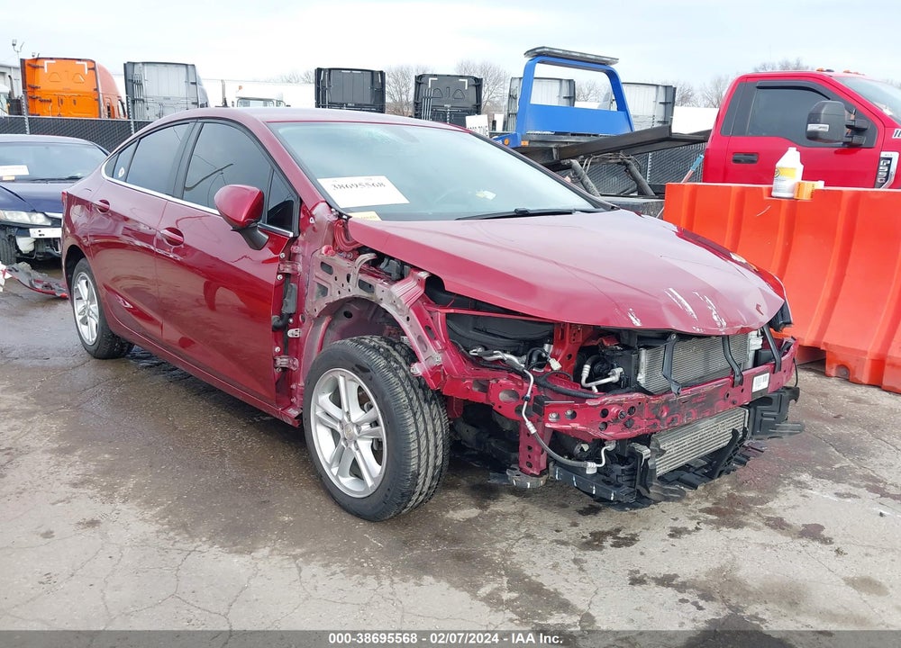 2018 CHEVROLET CRUZE LT AUTO VIN: 1G1BE5SMXJ7160332