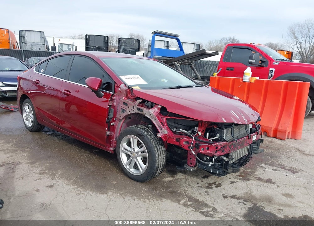 2018 CHEVROLET CRUZE LT AUTO VIN: 1G1BE5SMXJ7160332